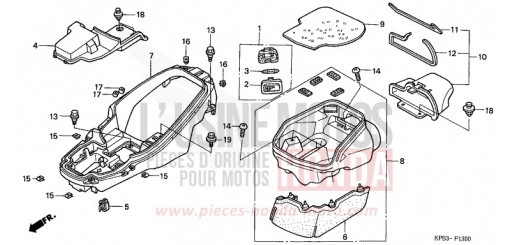 COMPARTIMENT A BAGAGES (NSS2501/NSS250A) NSS2501 de 2001